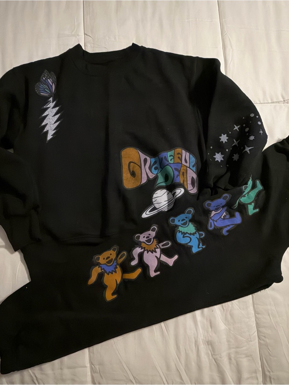 Rowdy Sprout Grateful Dead Sweatshirt & Jogger Set Kids Size 8